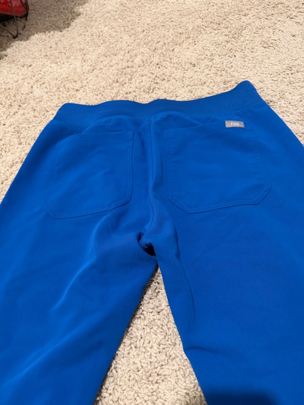 Figs Bright Royal Blue Scrub Pants - Picture 3 of 5
